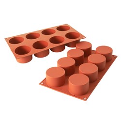 Silikomart Terracotta N.8 Cylinders