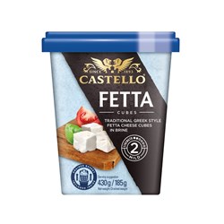 Castello Traditional Fetta Cubes in Brine 6x430g