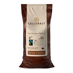 Callebaut Milk Couverture Fairtrade Callets 33.6% 2x10kg Bag