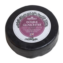 Somerdale Double Gloucester with Black Wax 1x3kg