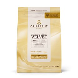 Callebaut Velvet White Couverture Callets 33.1% 8x2.5kg