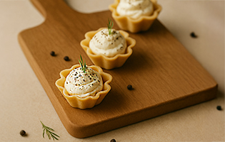 Danish White Salmon Tartlets