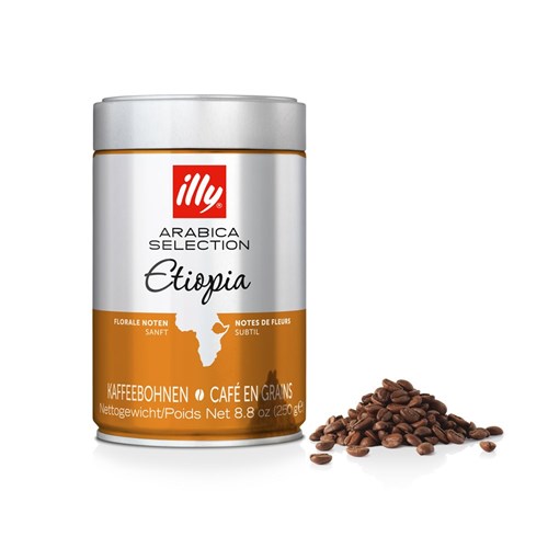 Illy Ethiopia Coffee Beans 6x250g