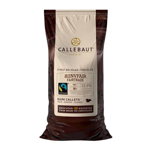 Callebaut Dark Couverture Fairtrade Callets 54.5% 2x10kg Bag