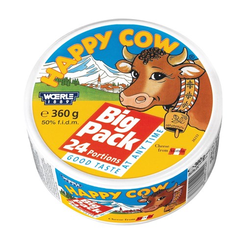 Happy Cow Cheese 18x360g