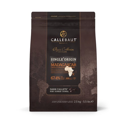 Callebaut Madagascar 67% Dark Callets 4x2.5kg