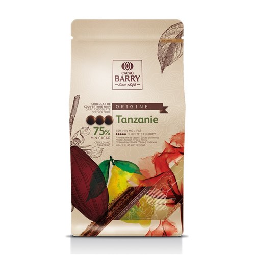 Cacao Barry Origin Tanzanie Couverture 75% 6x1kg Pistols