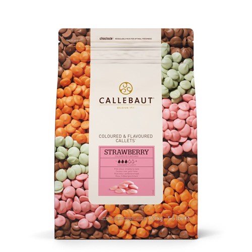 Callebaut Strawberry Callets 4x2.5kg