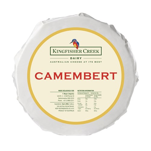 Kingfisher Creek Camembert 2x1.2kg