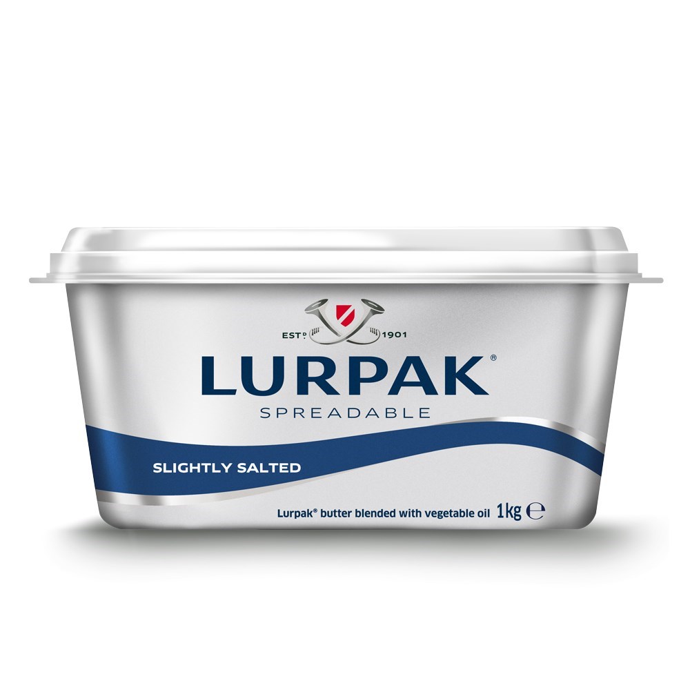 Lurpak Slightly Salted Butter Spread 8x1kg - Mayers Fine Food
